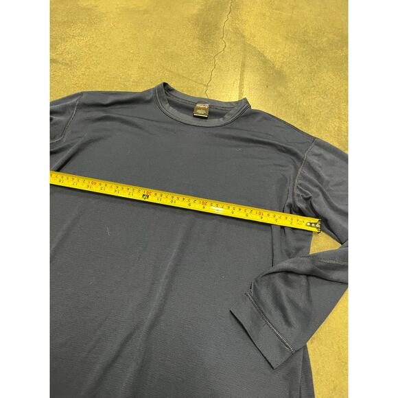 Vintage Patagonia Shirt Mens L Blue Capilene Long Sleeve Base Layer Made In USA - Picture 4 of 5